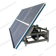 Air float glass breaking tilting table  for  loading  and  breaking  glass